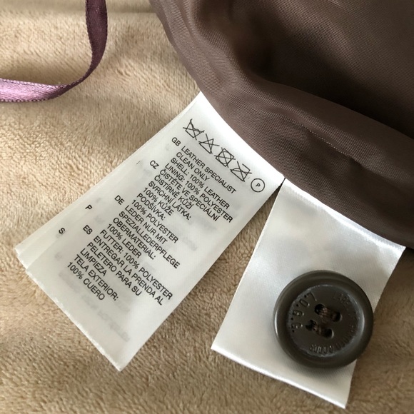 High-waisted, Brown-Suede Mini-Skirt, L.O.G.G. by H&M, European Size 40 Leather! - Picture 5 of 8